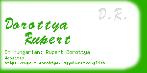 dorottya rupert business card